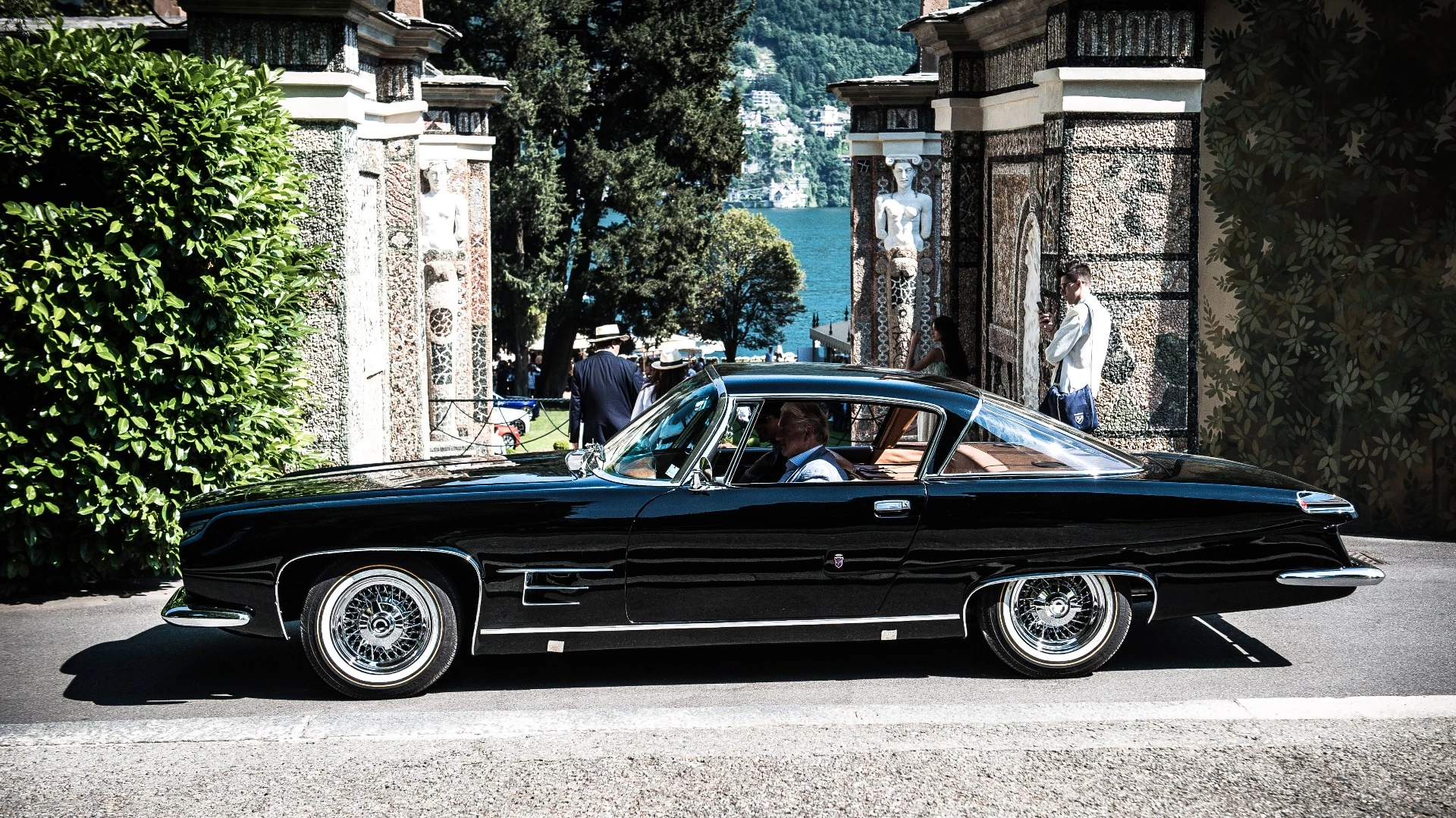 It's difficult to portray with one image just how well finished any Ghia L 6.4 Coupe came off the factory floor, but it is truly astounding to inspect one in detail and ponder the workmanship. Only 26 were ever made and customers who paid the then outrageous price of $13,500 included three of Hollywood's infamous "Rat Pack"; Frank Sinatra, Dean Martin and Peter Lawford. It is no surprise that the handmade Italian car should win the trophy for exceptional craftsmanship. This 1962 model is owned by Jack Braam-Ruben of the Netherlands.