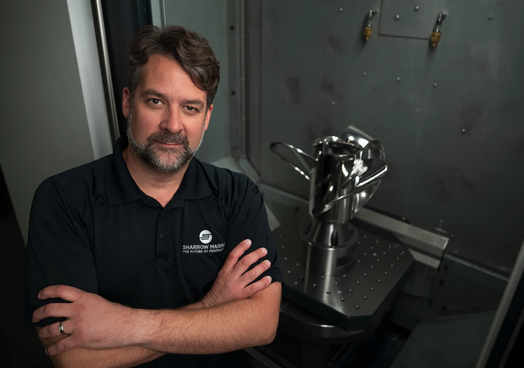 Greg Sharrow and his award-winning creation