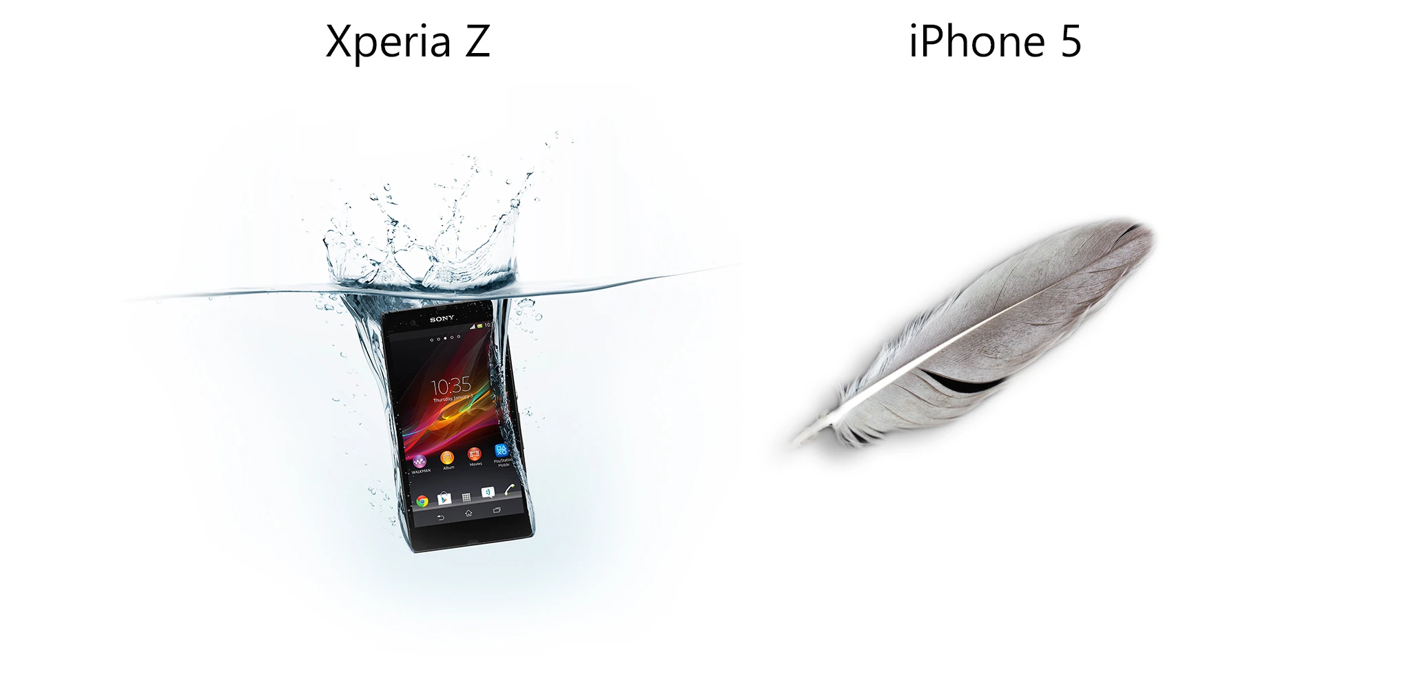 Water resistance or feather-lightness? (feather image: Shutterstock)