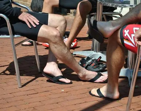 Cycling shoes just don't fit in when you're out of the saddle