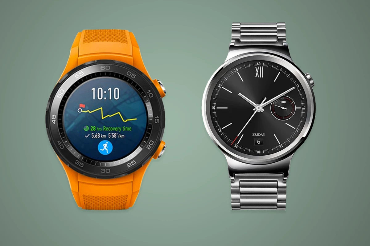 How has the Huawei Watch evolved between its first and second generation?