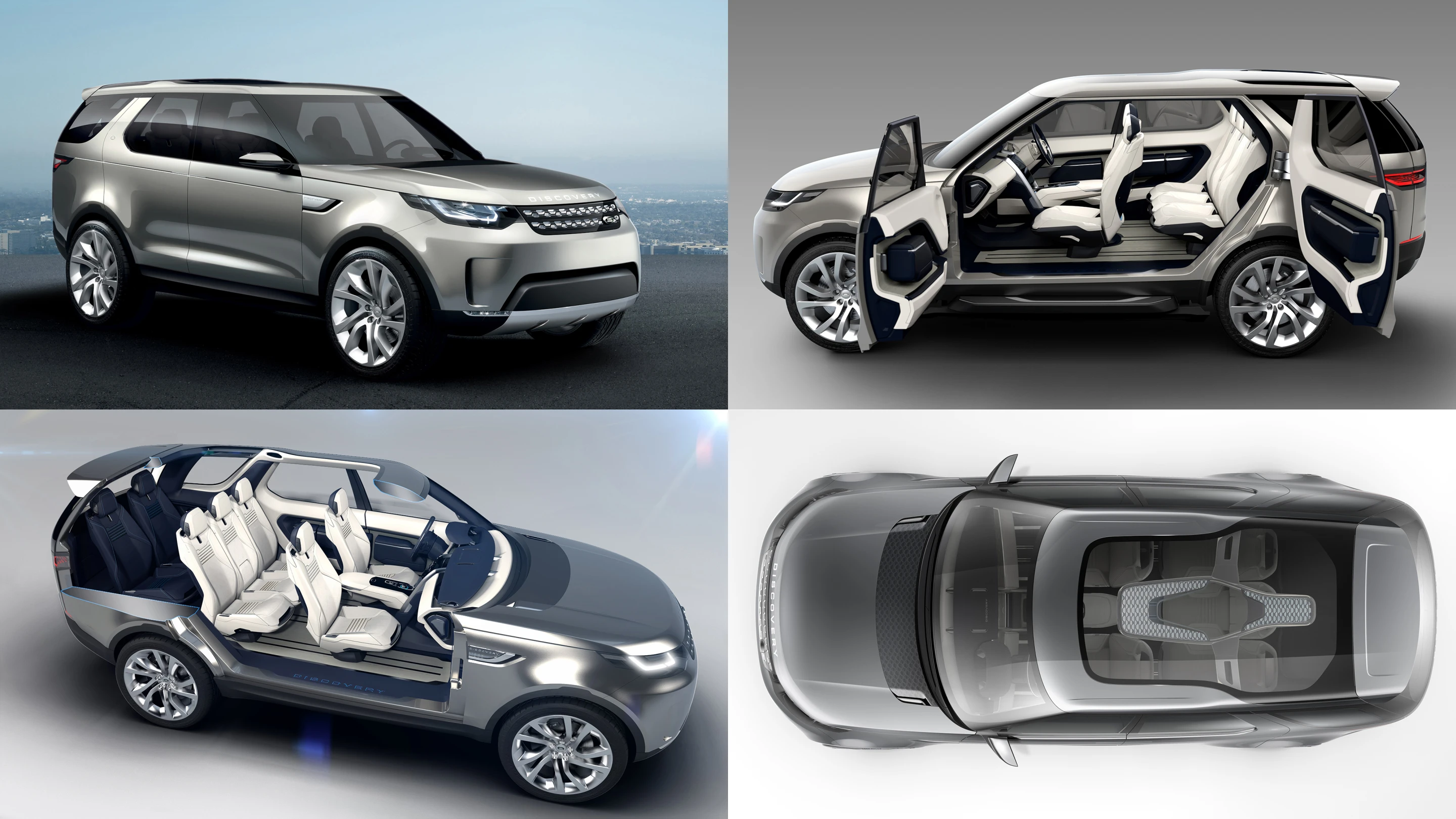 The Land Rover Discovery Vision concept is Land rover's technology showcase