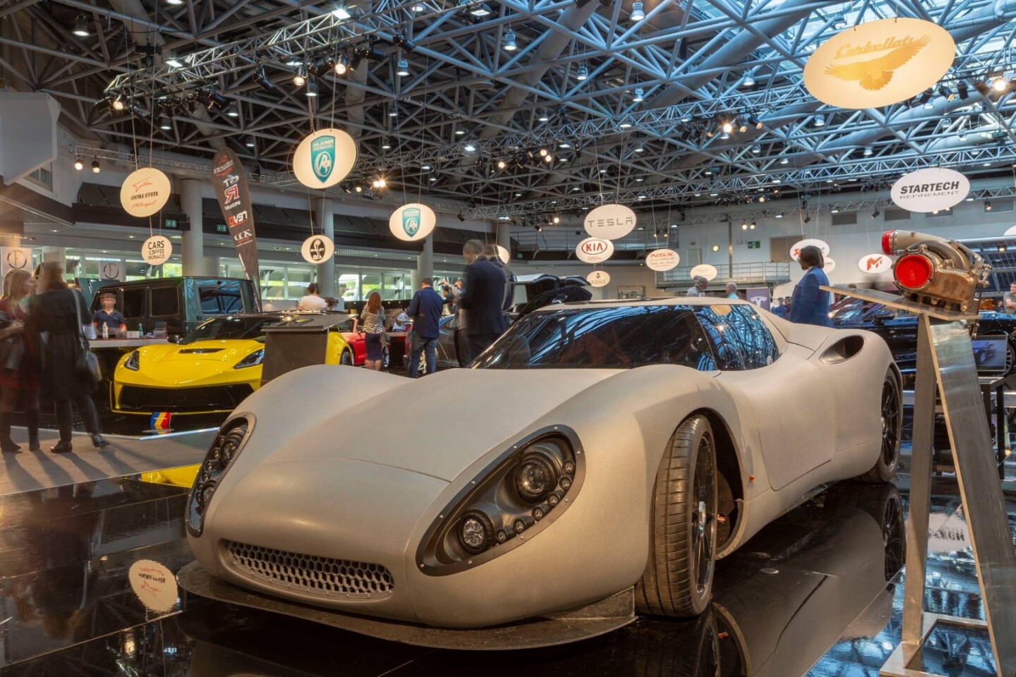 The Corbellati Missile is the first car from a family which has only ever produced jewellery and art. Some people live by the adage "go big or go home" and after setting out to create a car with unique performance and design, they appear to have succeeded ... the Corbellati Missile has a carbon fiber chassis with carbon fiber body panels and the engine is a 9.0 liter V8 with twin turbochargers, plus double overhead camshafts on each bank of cylinders and four valves per cylinder ... and 1800 horsepower on tap.