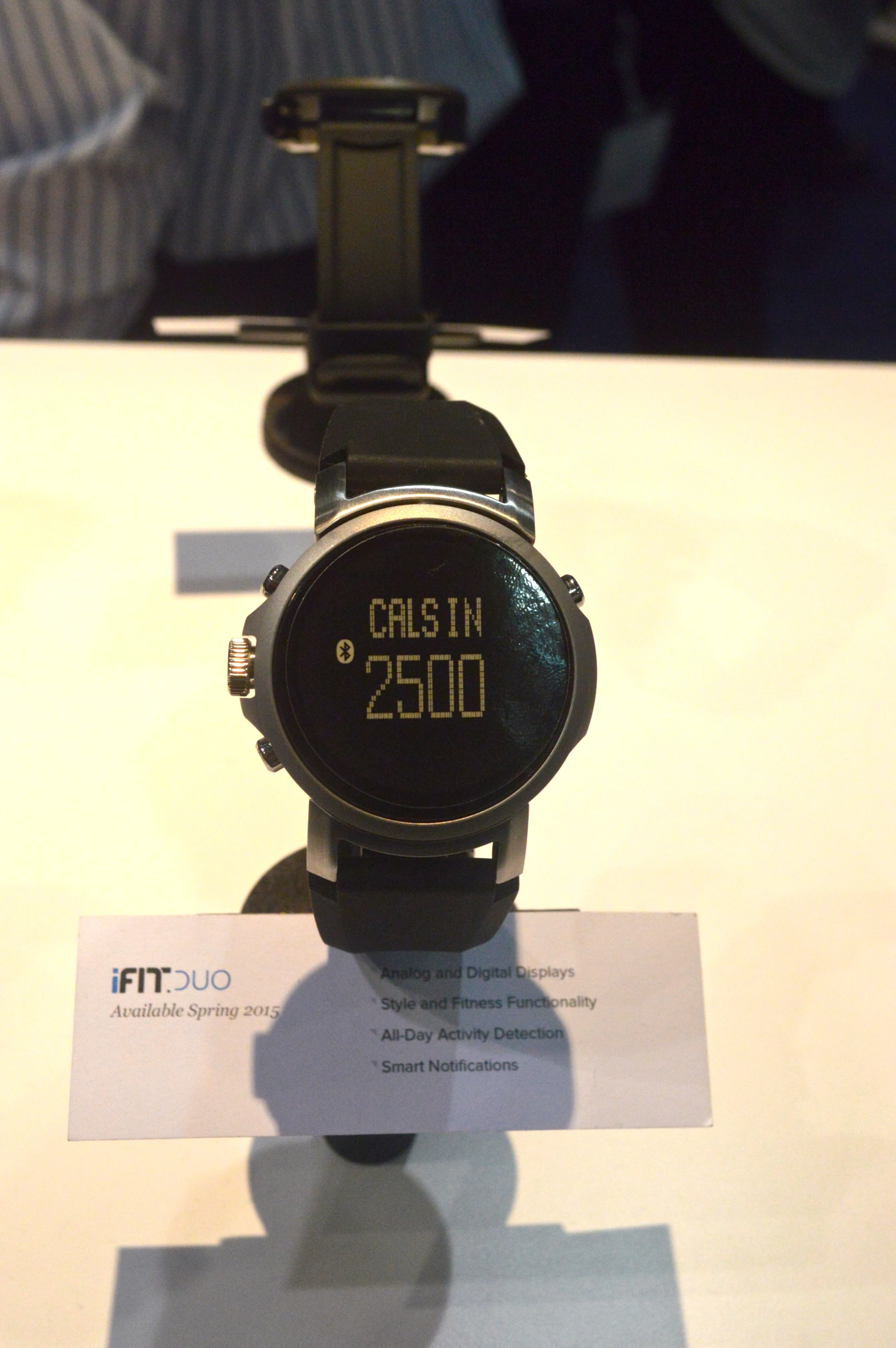 The Duo's fitness tracking hardware provides a variety of measurements (Photo: C.C. Weiss/Gizmag)
