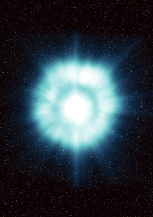Artist's concept of a gamma-ray burst