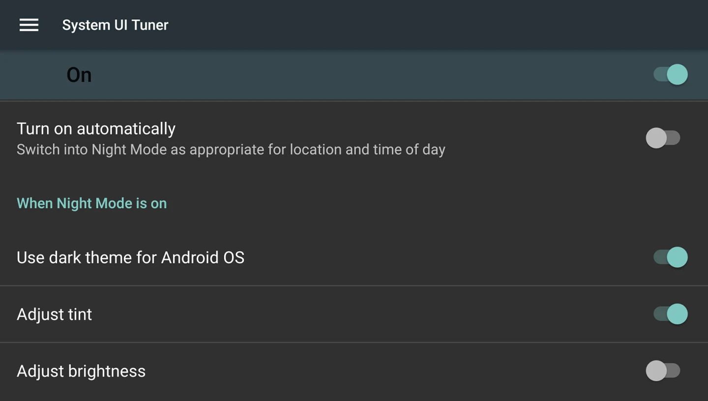 Android N is also getting a Night Mode to ease eye strain late at night
