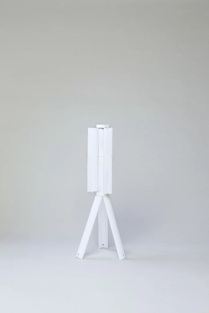 The Trinity set up vertically for high wind speeds