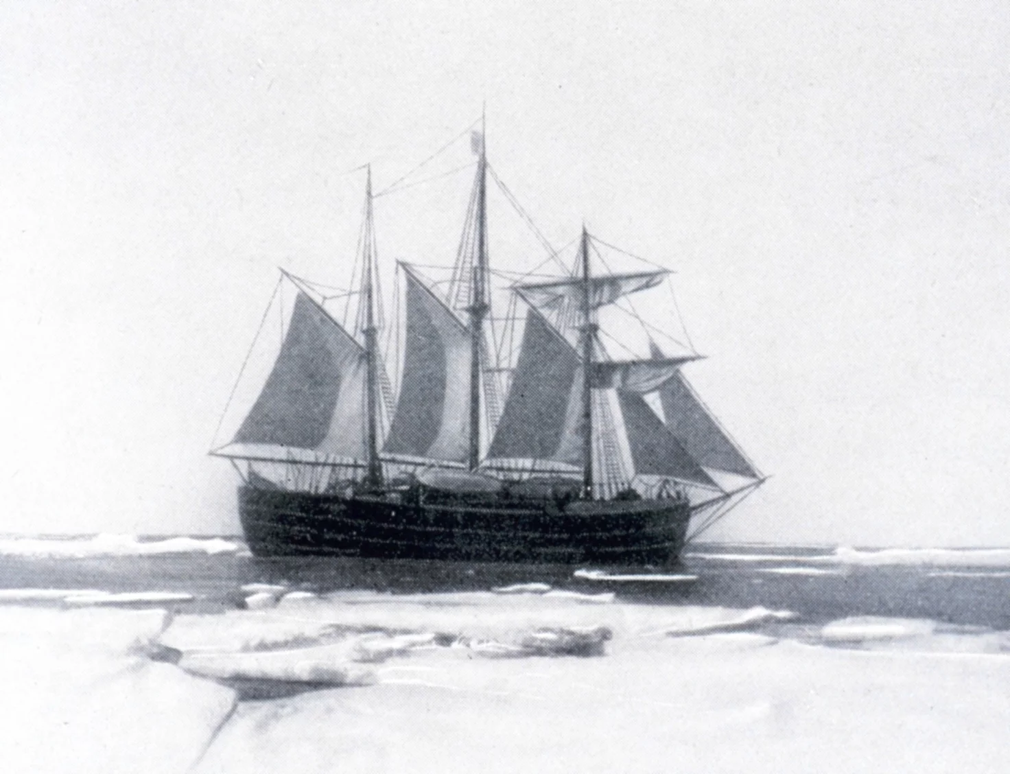 The original Fram used to explore the Arctic and Antarctic