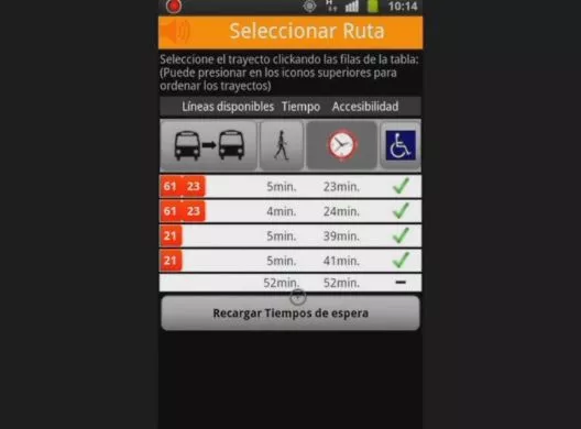 Among other things, OnTheBus tells users how long they will have to wait for their chosen bus