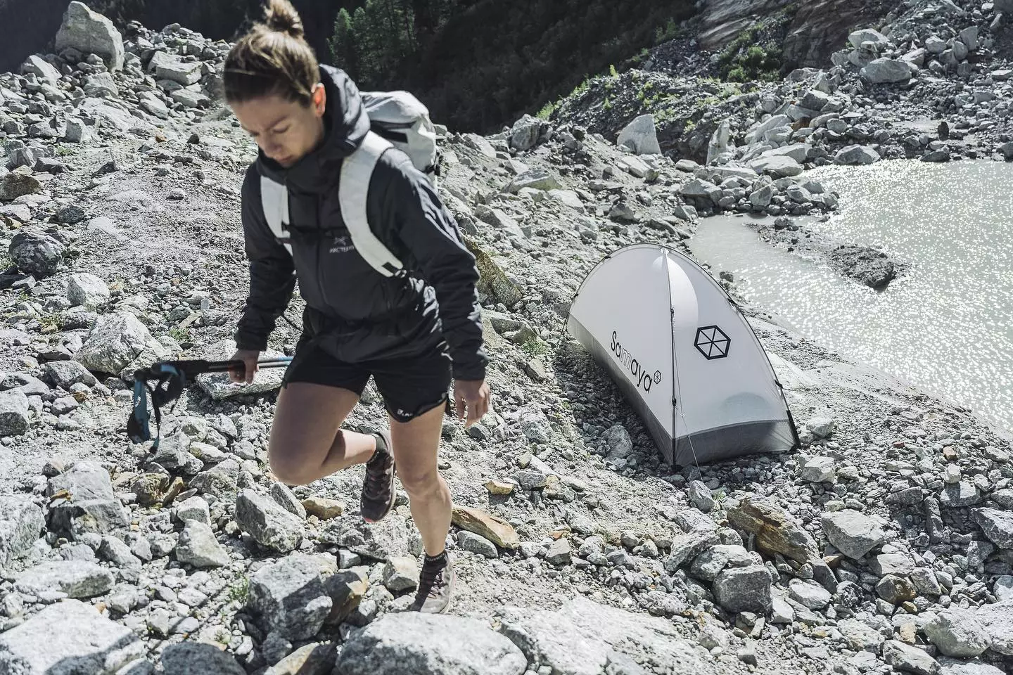 The Samaya 1 is an ultralight packable hut for the high mountains