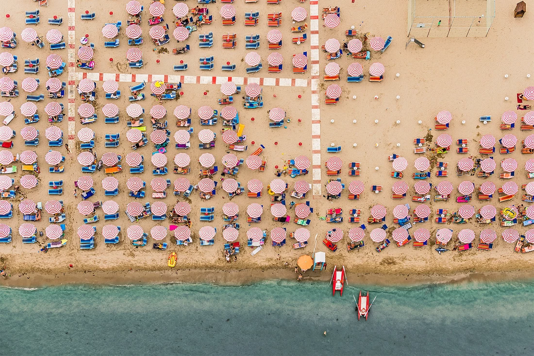 From Lang's 2015 Sony World Photography Award winning series called Adria, investigating mass tourism along the beaches of Italy