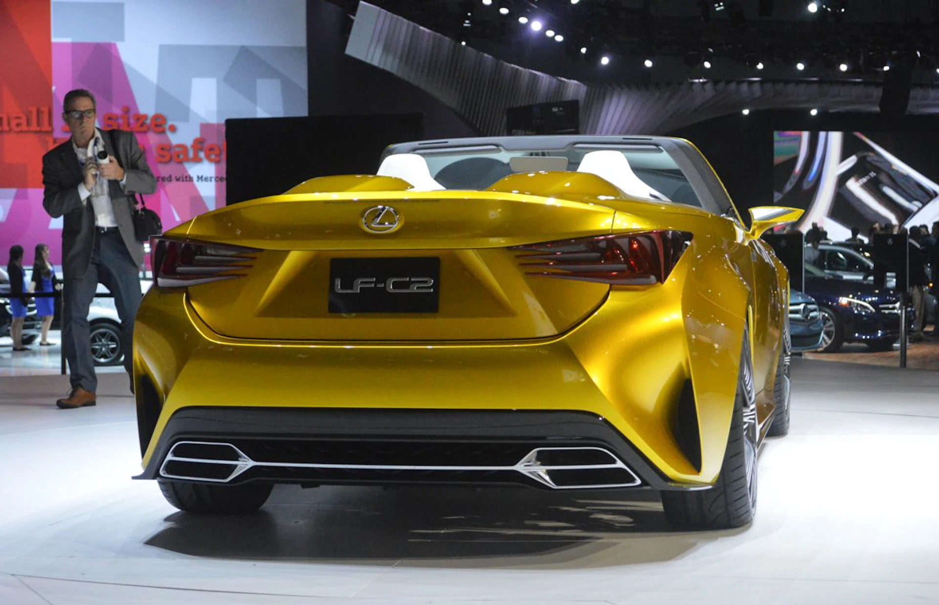 The LF-C2 roadster (Photo: C.C. Weiss/Gizmag)