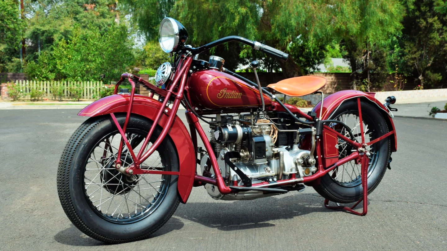 This 1932 Indian Four Cylinder sold for $154,000 as Lot S151 at Mecum Auctions' Las Vegas sale on Saturday, 29 January 2022