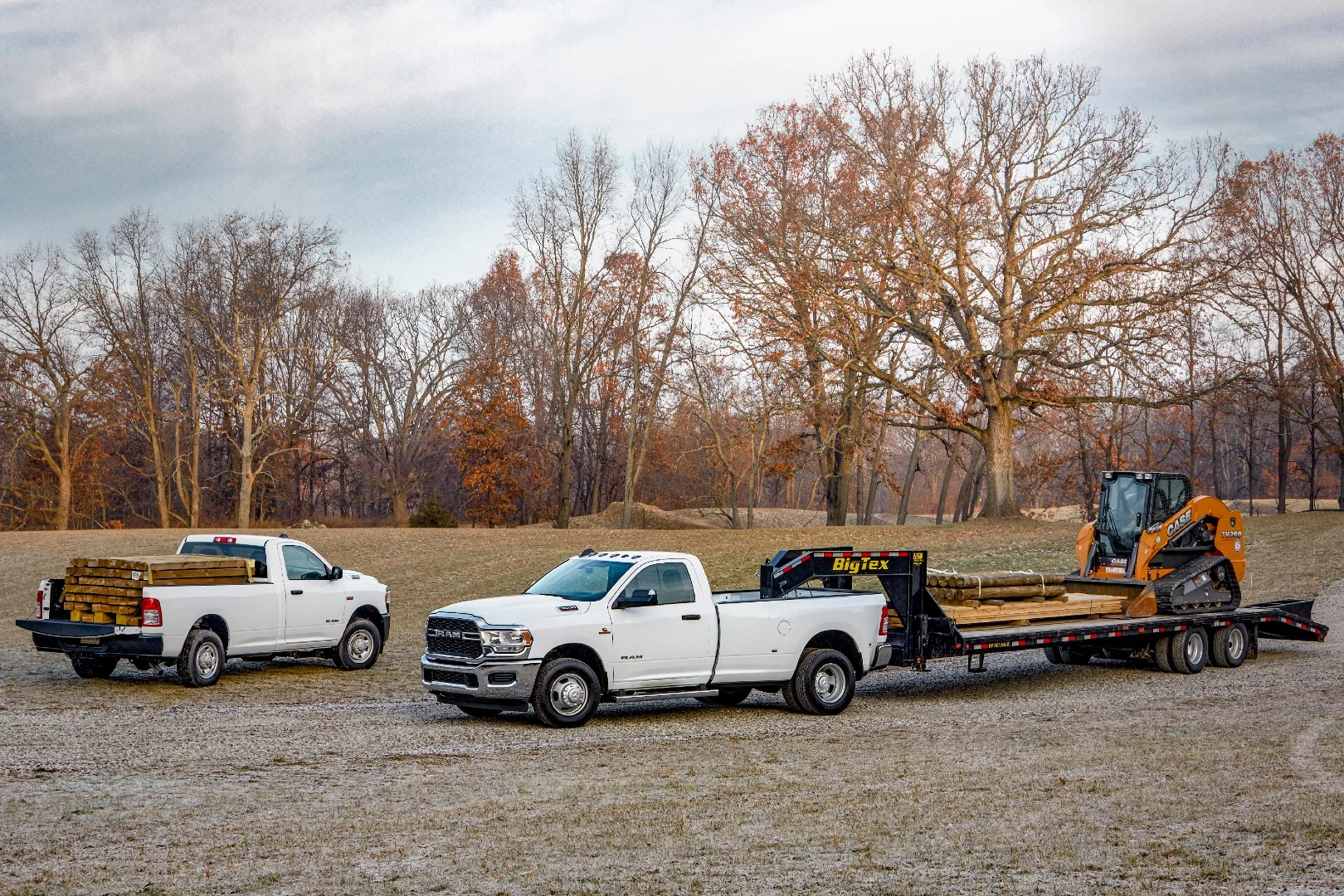 Both rear-wheel and four-wheel drive capability are inherent to the Ram Trucks line
