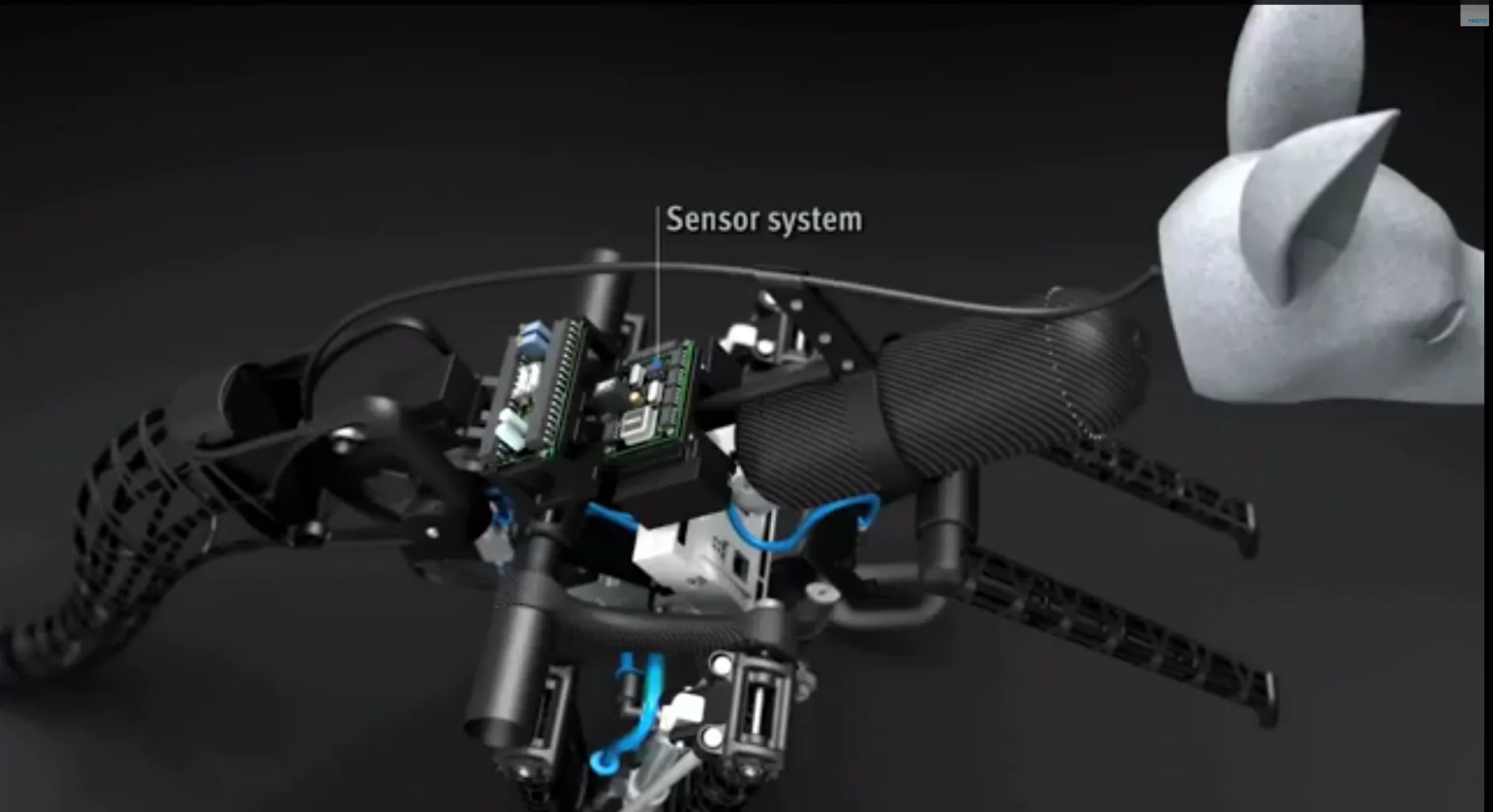 The control system is able to process multiple sensor values at the same time (Image: Festo)