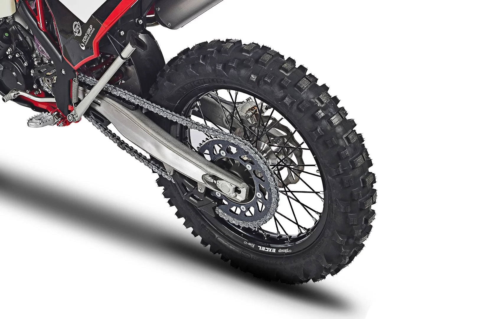 Gas Gas Enduro GP: rear sprocket is black