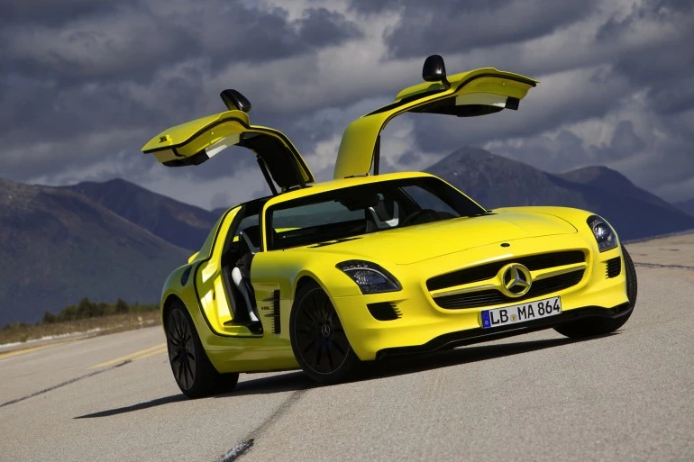 Revealed in 2010, the Mercedes SLS AMG E-Cell prototype laid way for the limited production Mercedes SLS AMG Electric Drive