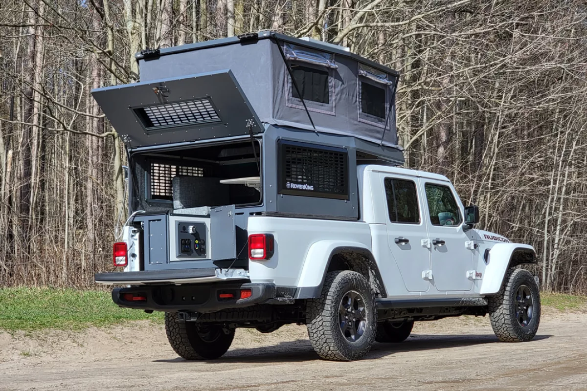 RoverKing introduces an ultralight pickup camper meant to pursue remote adventures