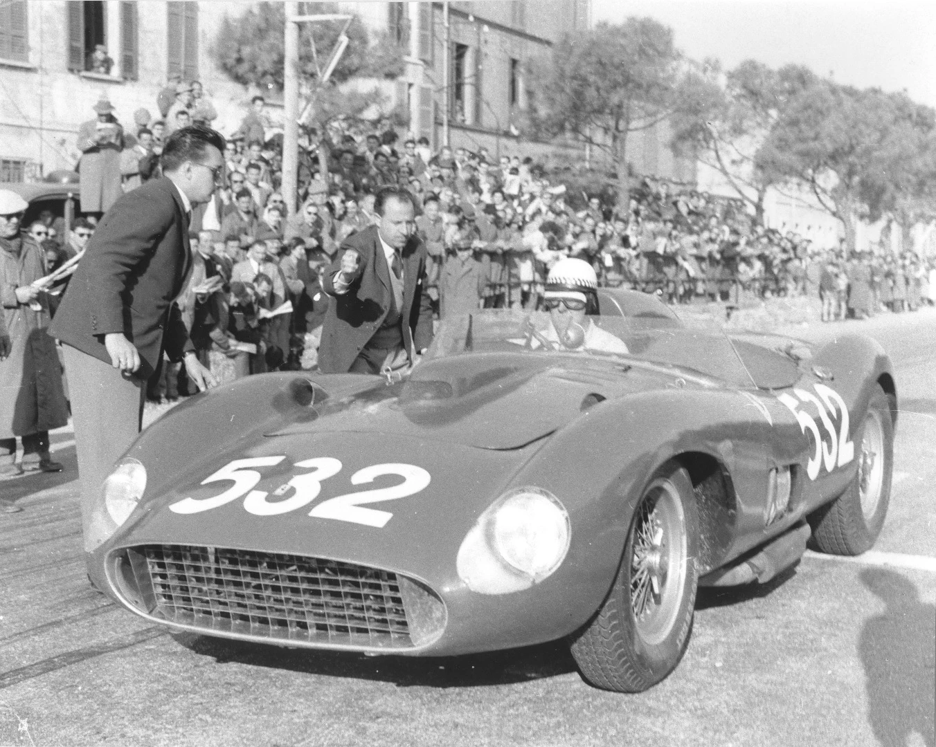 The star of the Retromobile auctions was undoubtedly this 1957 Ferrari 335 S Spider Scaglietti, which was estimated to sell for between €28 million and €32 million (US$30.5 million to $34.8 million) and sold for $35.7 million