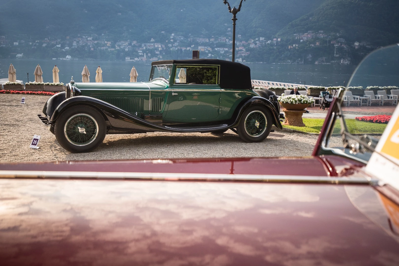 Alain Lecocq's 1932 Alfa Romeo 6C 1750 Gran Turismo Cabriolet by Castagna won the popular vote of attendees at Villa Erba who were younger than 16 years.