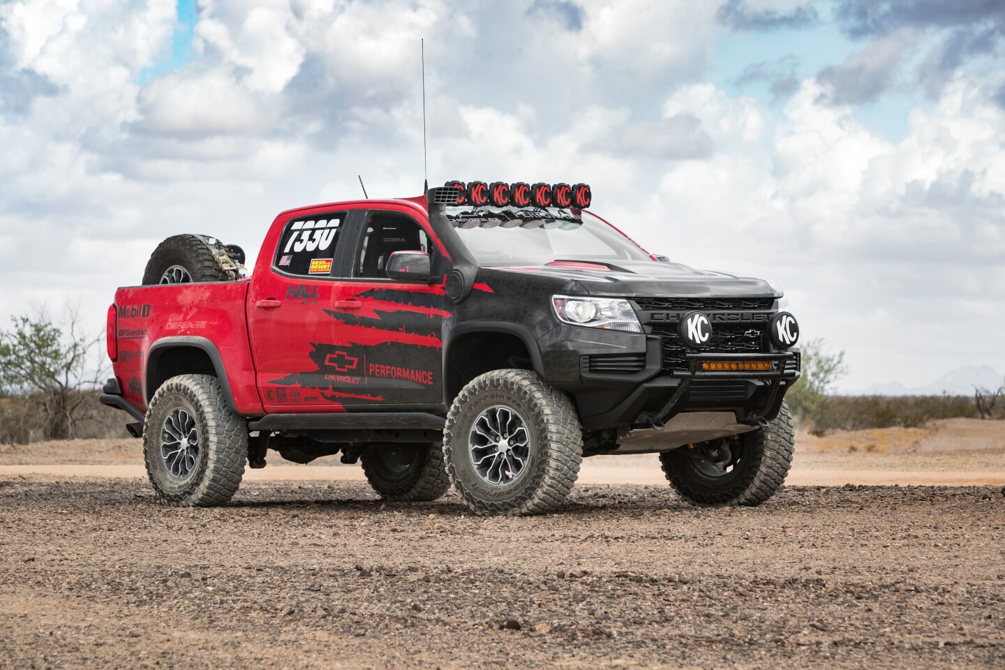 This modified, race-ready version of the 2021 Colorado ZR2 will be entered in the Method Race Wheels Laughlin Desert Classic on October 10