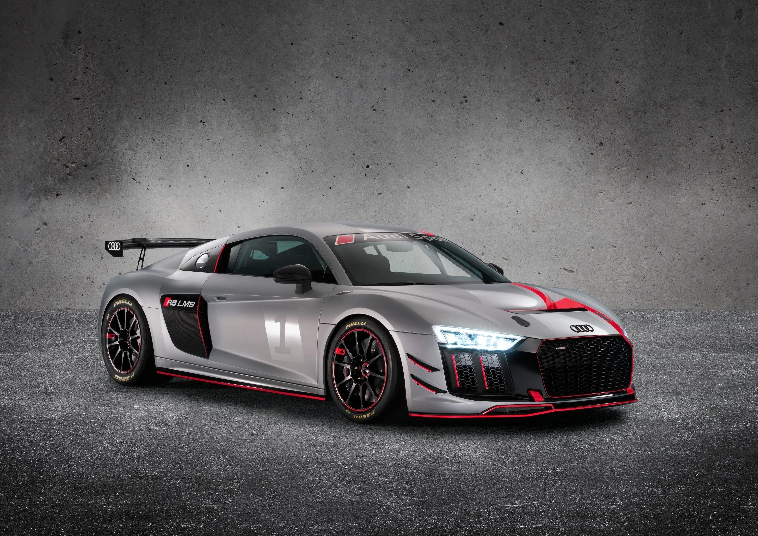 The LMS GT4 is powered by a V10 engine