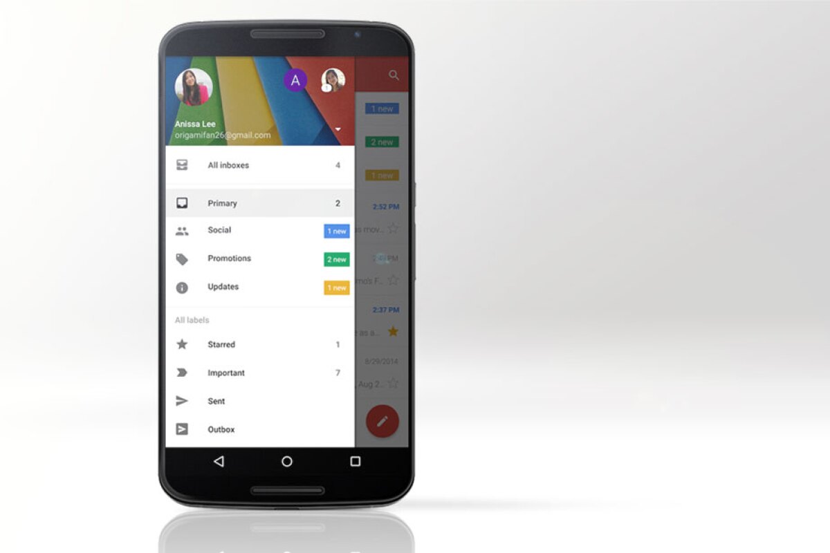 Today's Gmail for Android update brings long-omitted features like a combined inbox and support for non-Gmail accounts