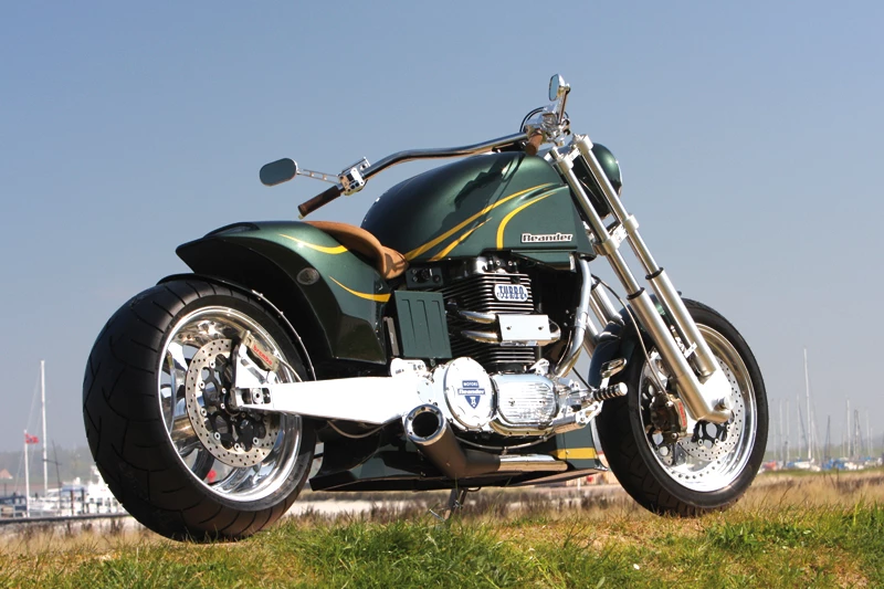 Kiel-based Neander Motorcycles produces a 1340cc air- and oil-cooled twin producing 112 hp at 4200 rpm and a whopping 214 Nm of torque at 2600 rpm