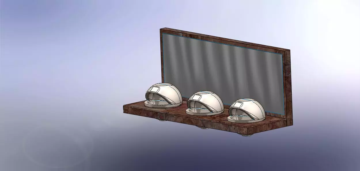 The mist washer contains a special nozzle which mixes water and soap to help keep hands clean
