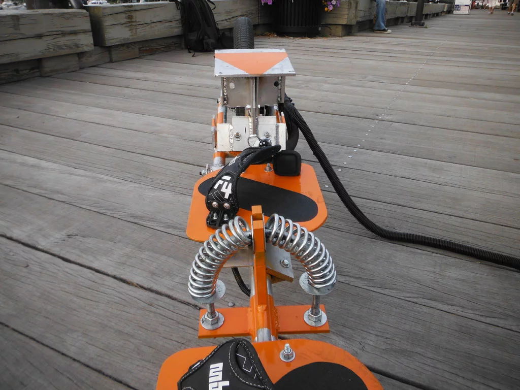 Black Sparrow Industries says the Tribey has a range of about 18 miles on a single charge