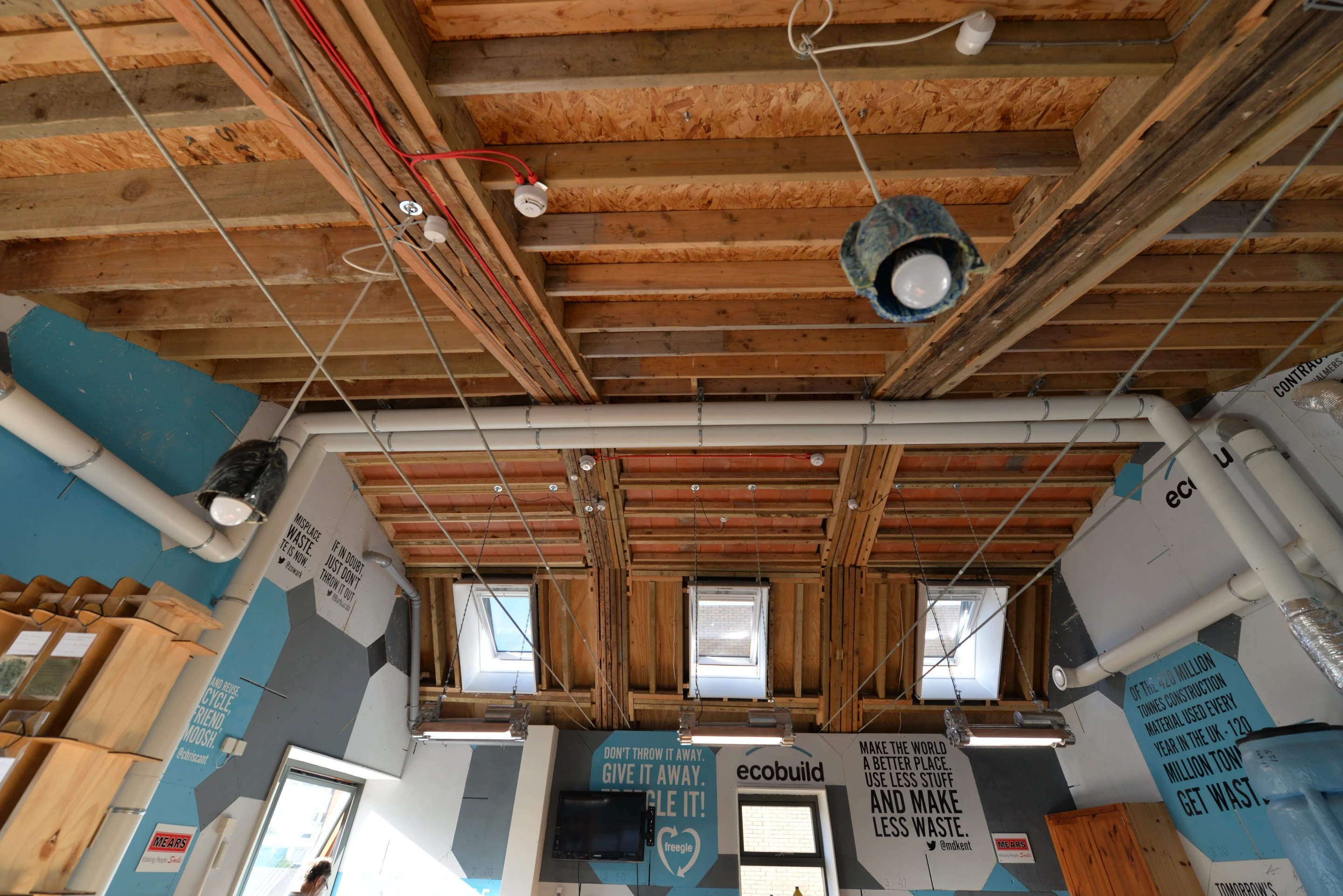 Interior shot of the Waste House (Photo: BBM)