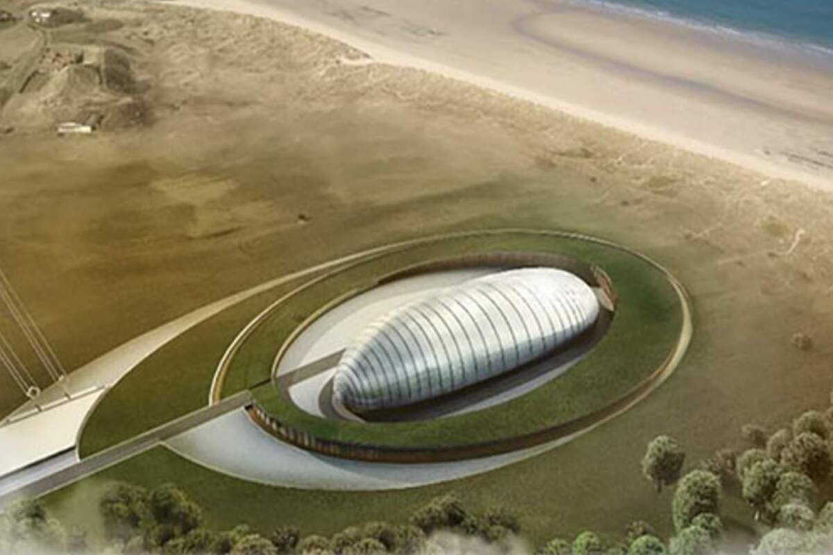 Artist's concept of a Rolls-Royce SMR plant