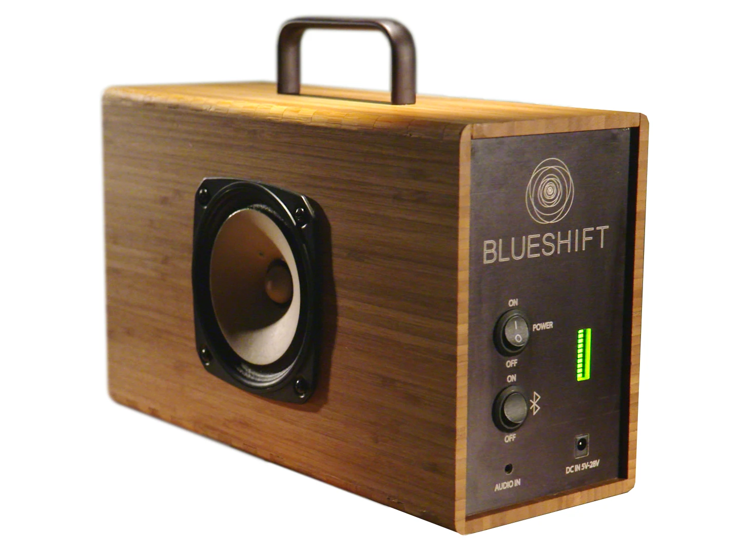 The Helium Mono speaker packs four Maxwell BCAP0350 supercapacitors, and a single 4-inch Fostex FE126E full-range driver
