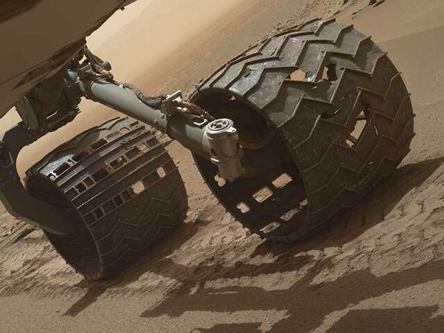 Curiosity's wheels have worn faster than expected