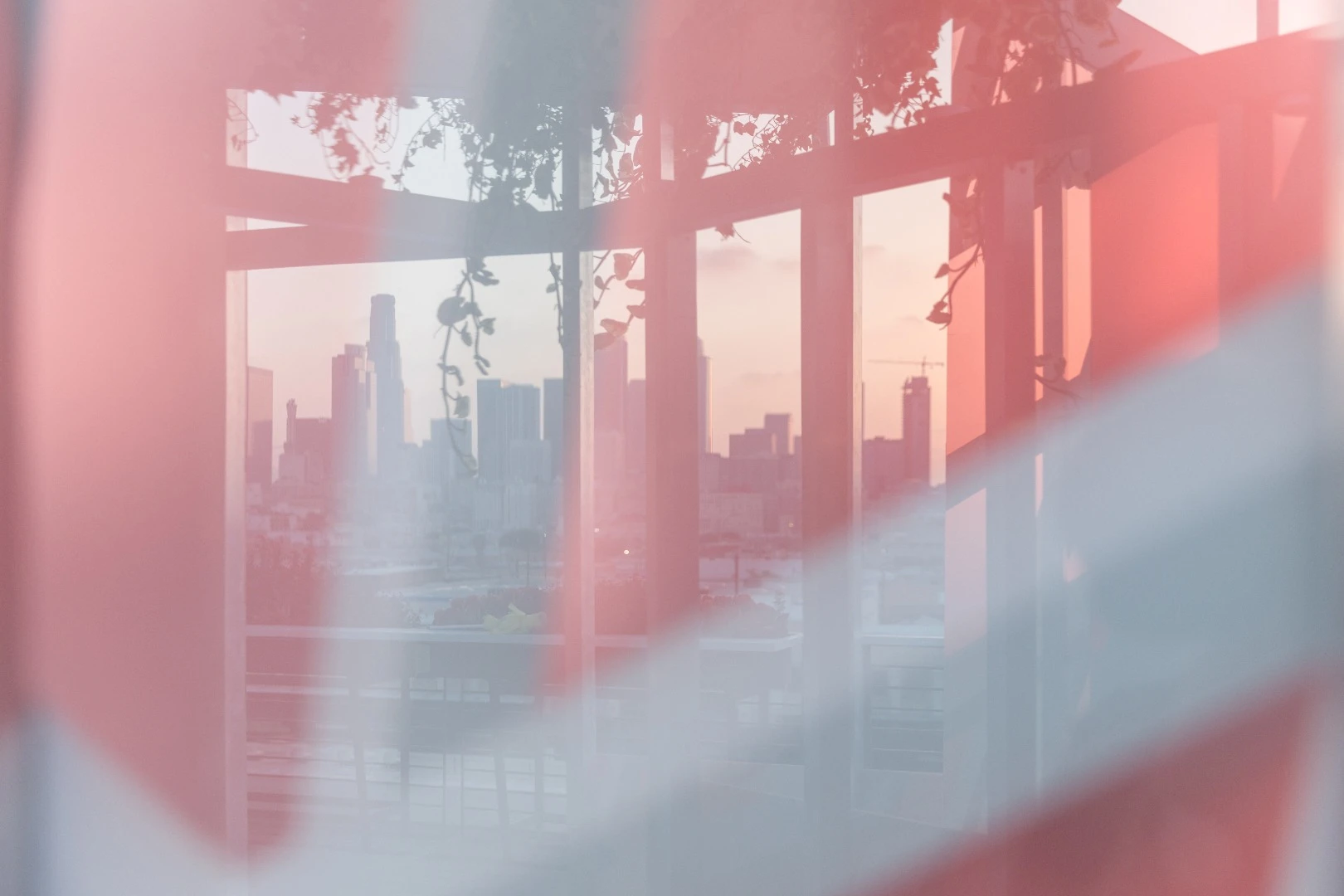 Space-saving mechanisms like folding dining tables and shelves and rotating panels feature throughout Mini's urban cabin concept in LA