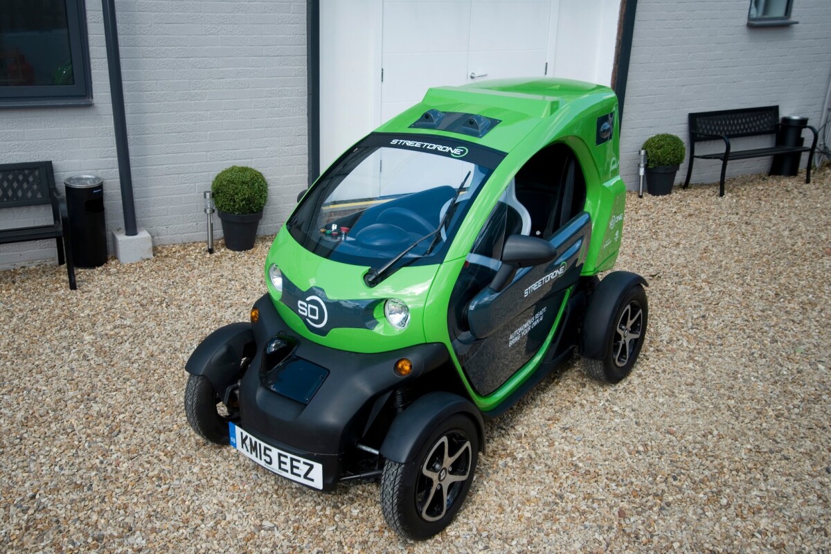 StreetDrone takes the Renault Twizy, and kits it out with full drive-by-wire systems, plus the cameras, sensors and open-source software to make it a self-driving research platform