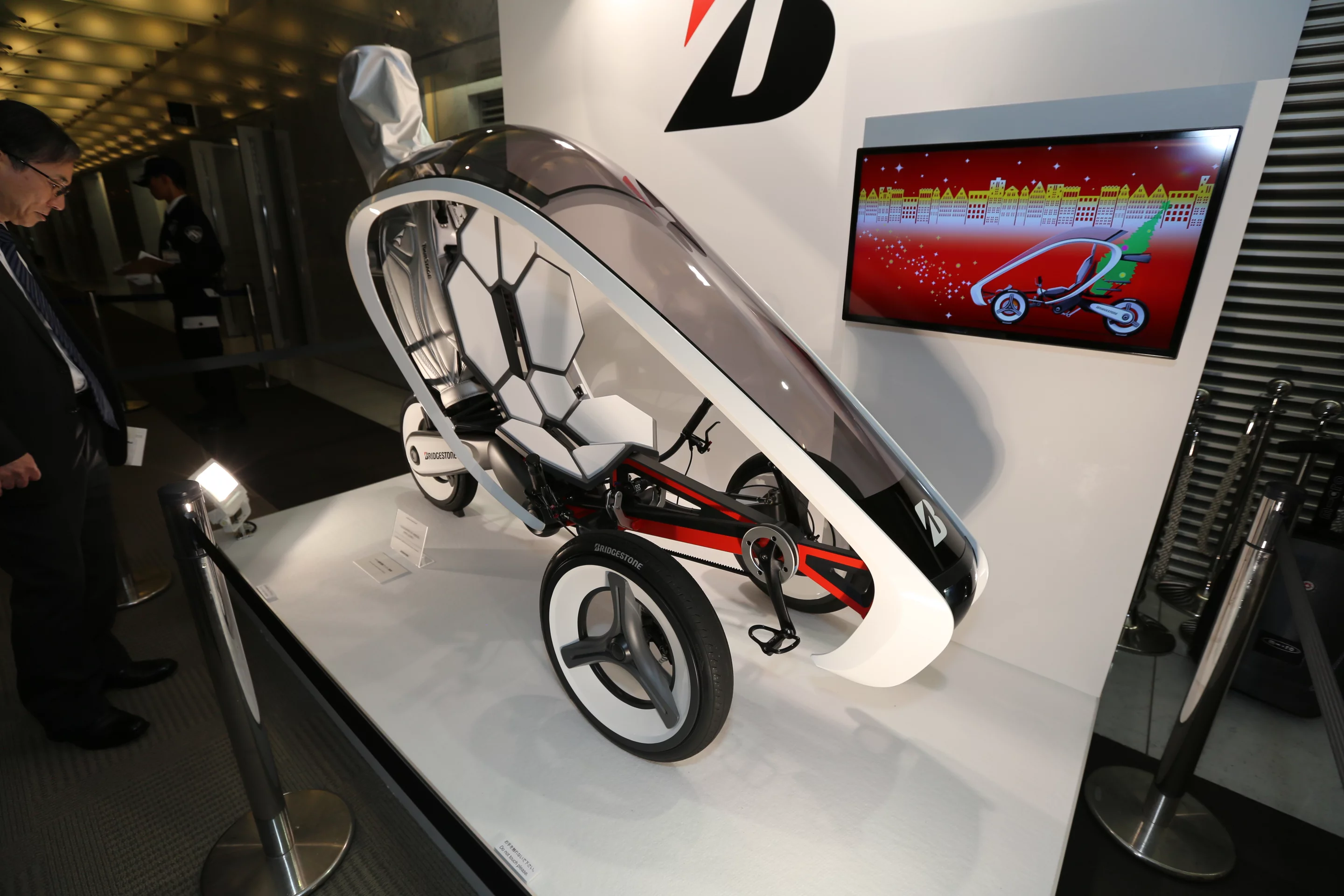 The Bridgestone trike at the Tokyo Auto Show