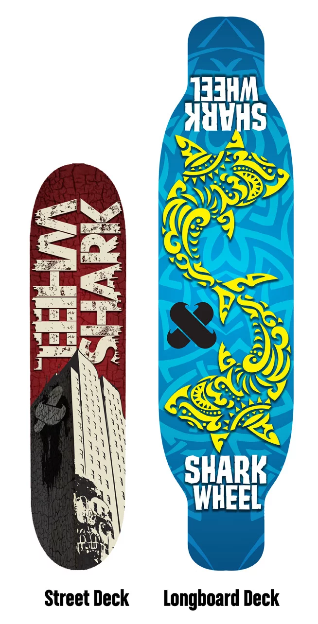 The two deck options available to backers