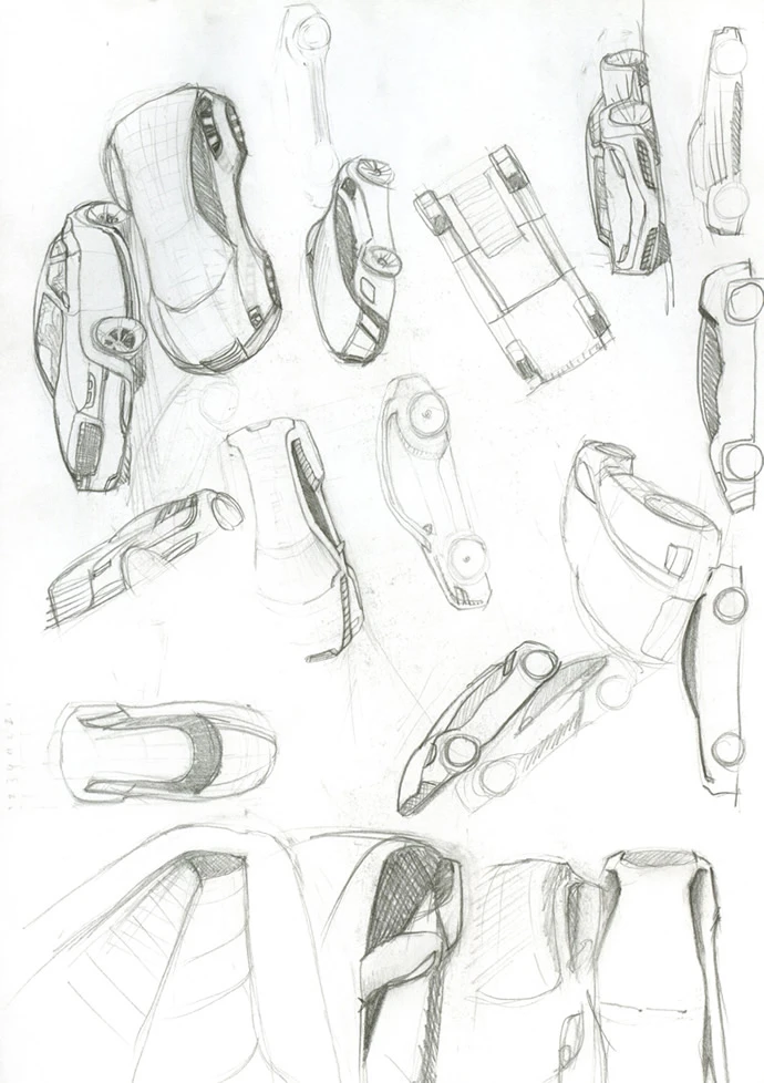Initial concept sketches