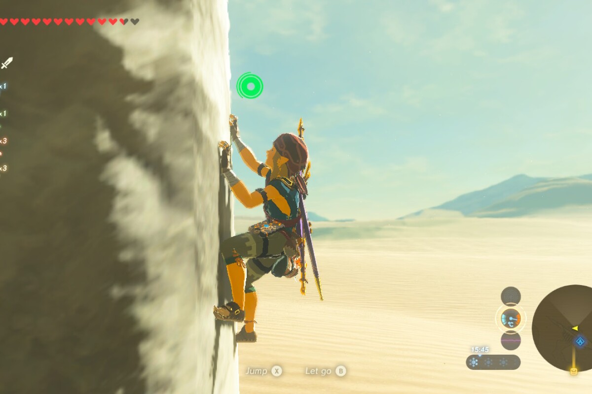 How to get the climbing gear in Breath of the Wild