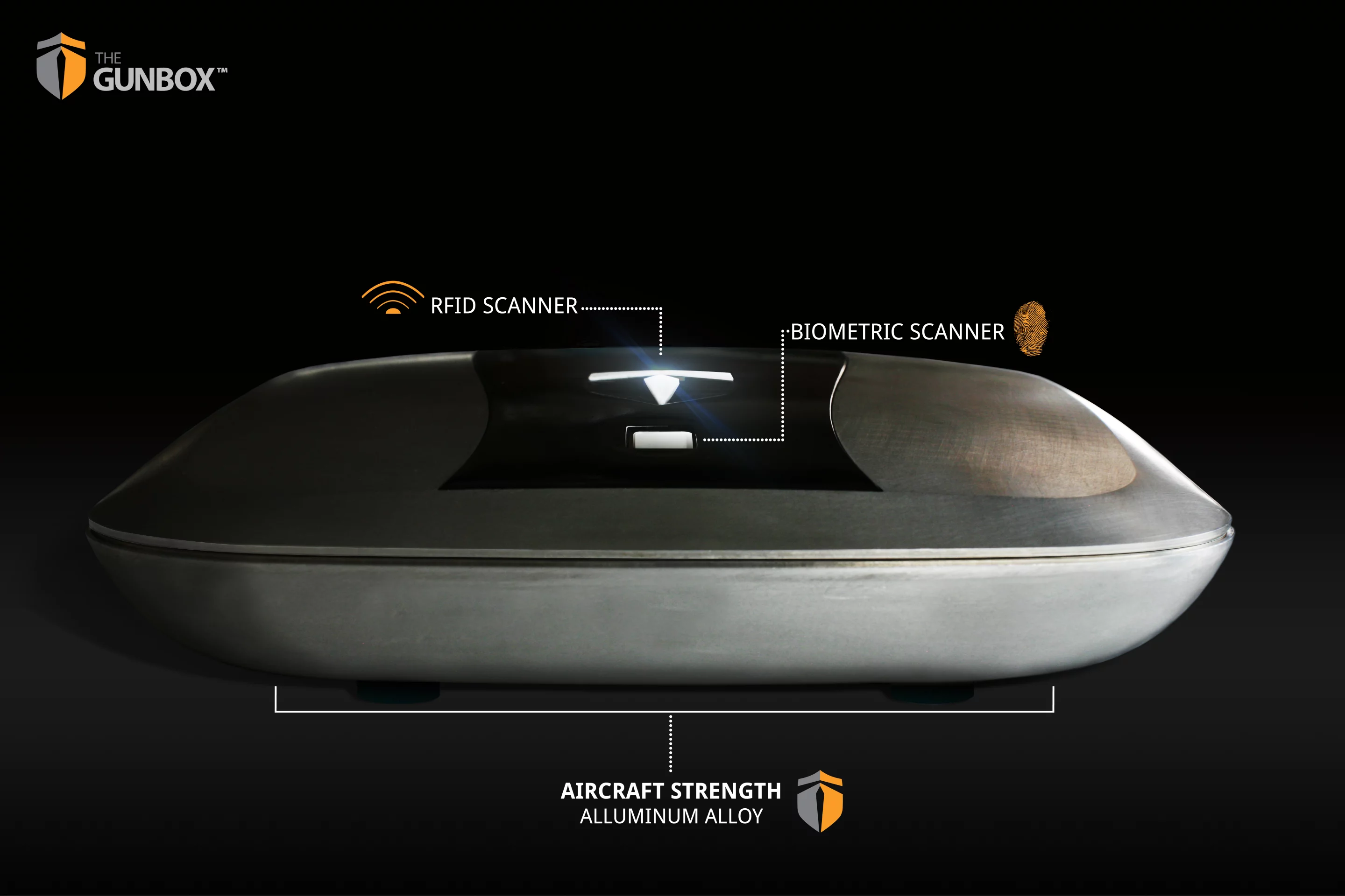The safe's outer shell is made from a die-cast aluminum alloy that's comparable to the type used in aircraft