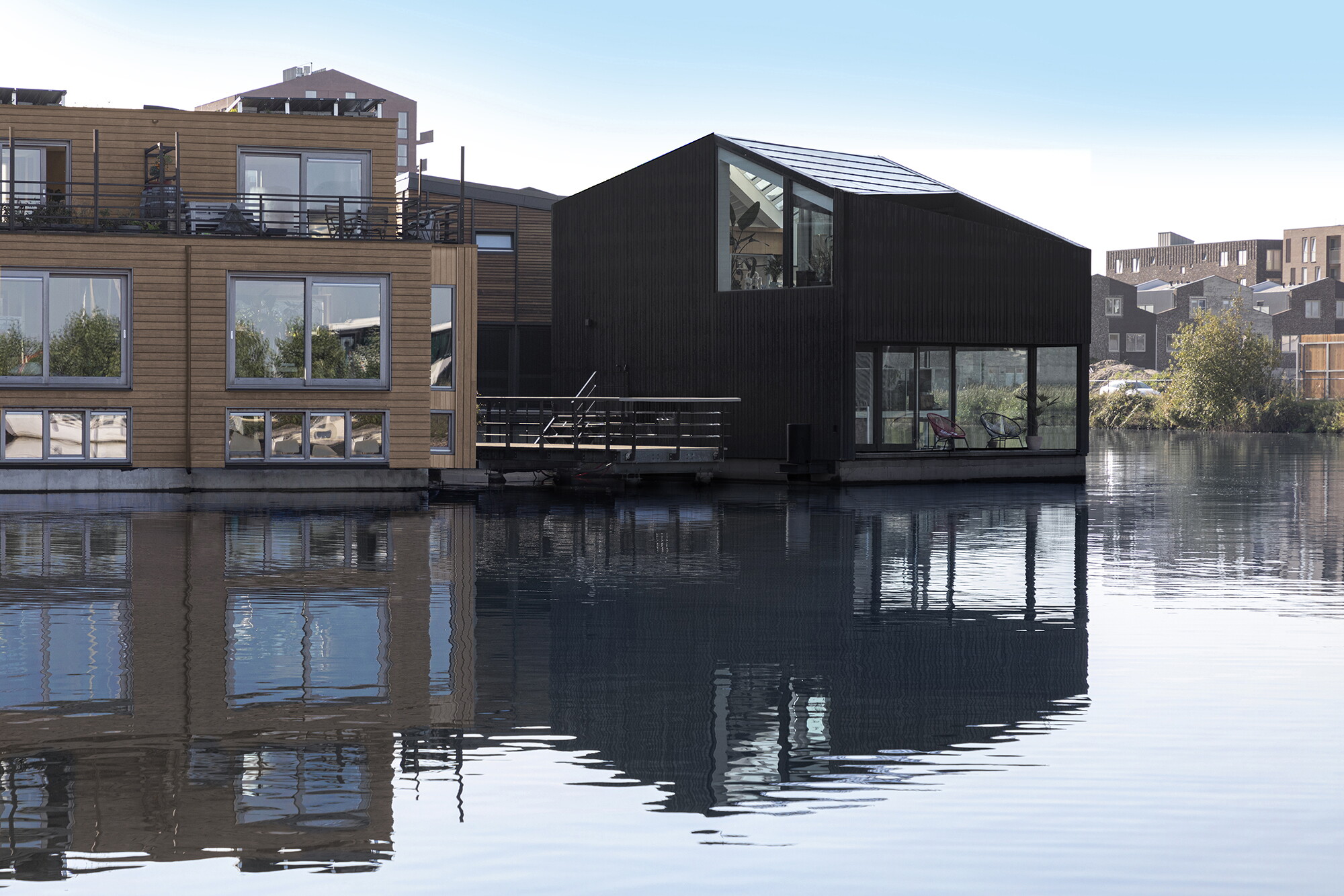 Europe's most sustainable floating village gets striking new addition