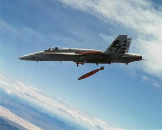 A JDAM is released