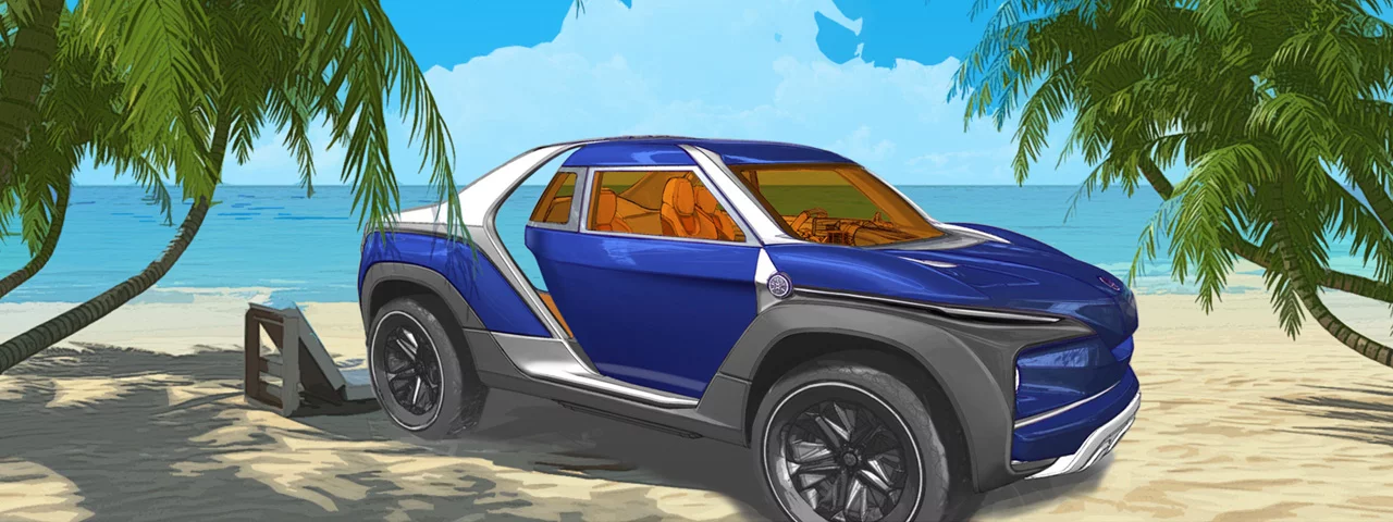 Yamaha Cross Hub Concept rendering