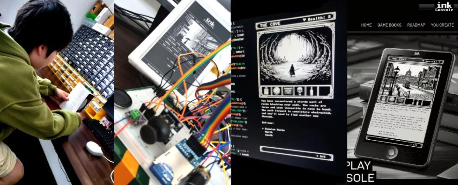 The Ink Console platform will be open to others through a SDK, allowing "anyone to write and program their own adventures"