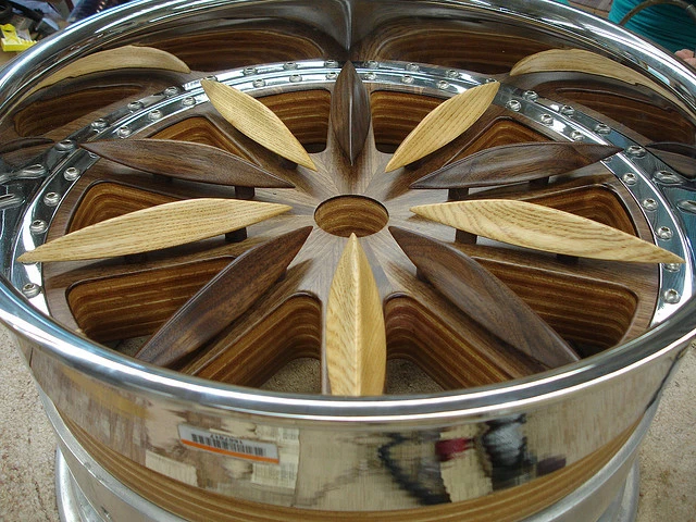 Each Splinter wheel has 275 different wooden pieces