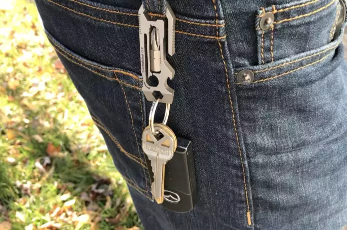 The EverRatchet Clip tool features a pocket clip for easier carry