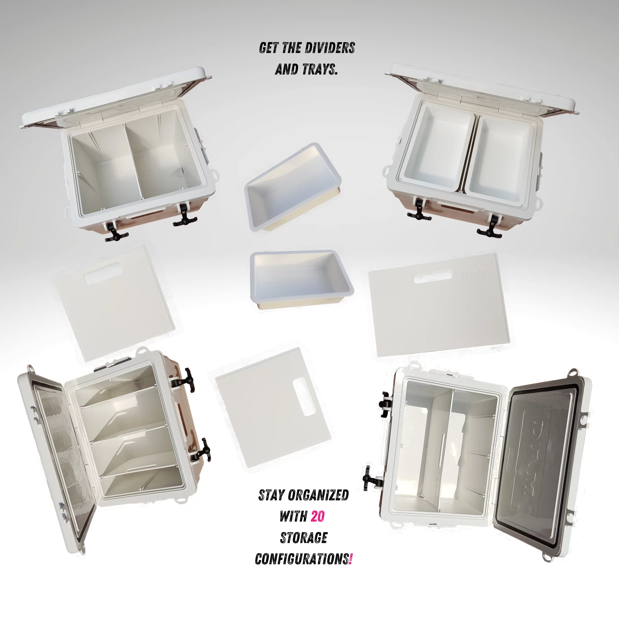 Dam offers numerous ways to organize