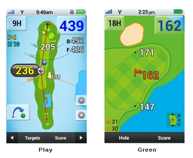 Play mode and Green mode on the PT4