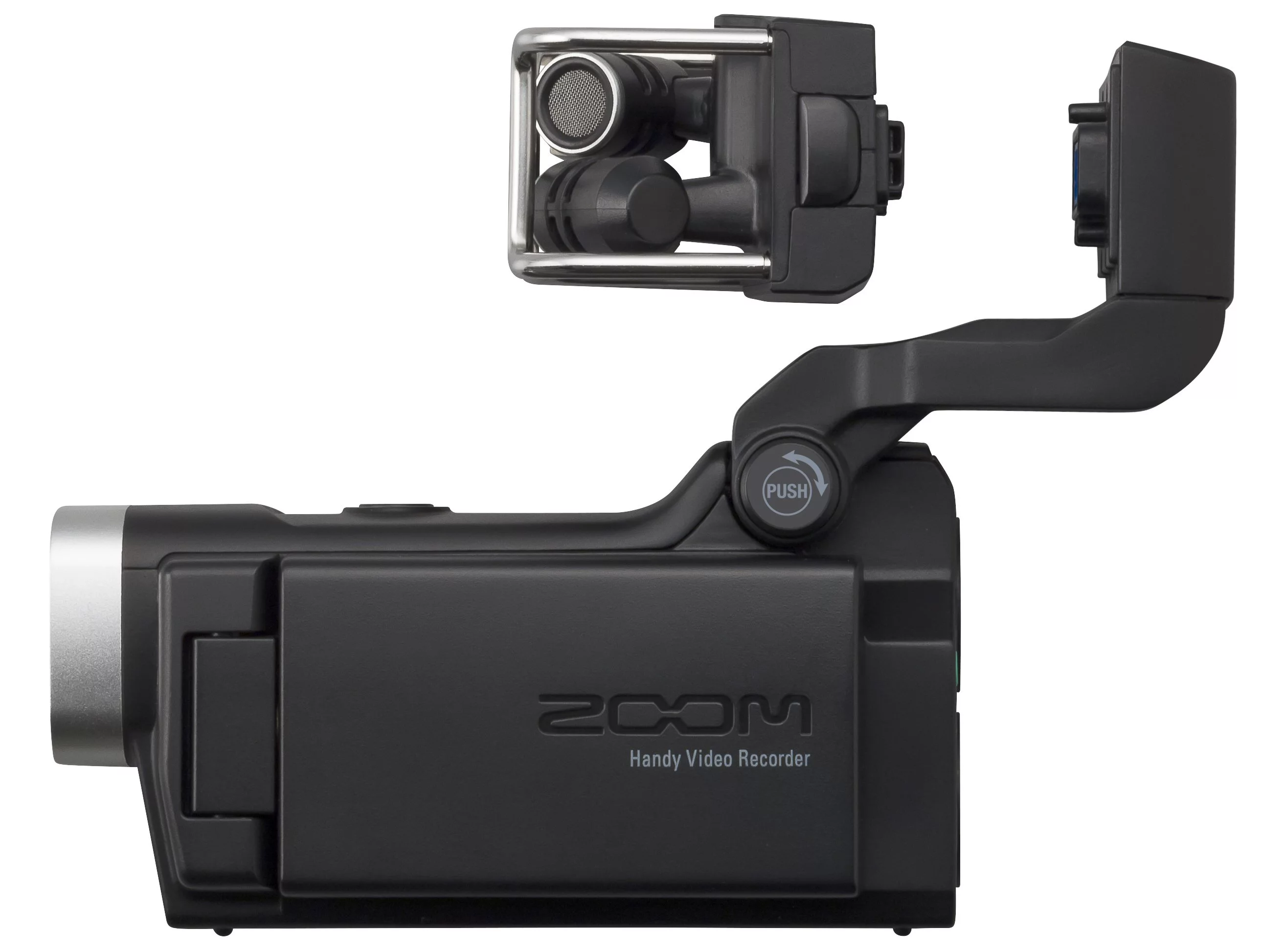 The interchangeable mic capsule system is reported compatible with most of Zoom's existing capsules